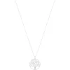 Collier argent 925 motif arbre de vie 45cm