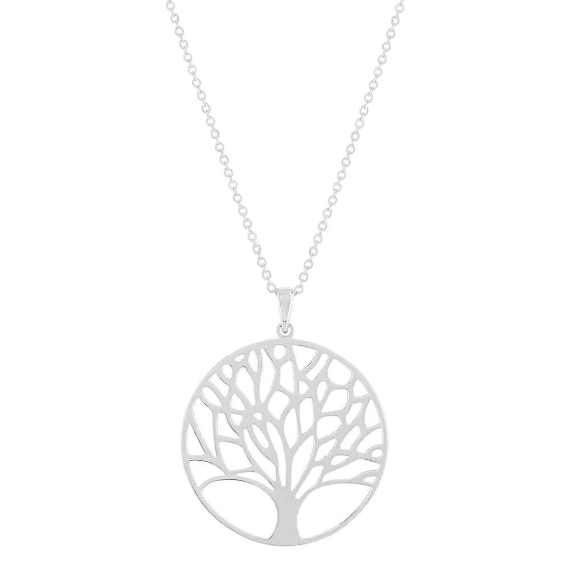 Collier argent 925 motif arbre de vie 45cm