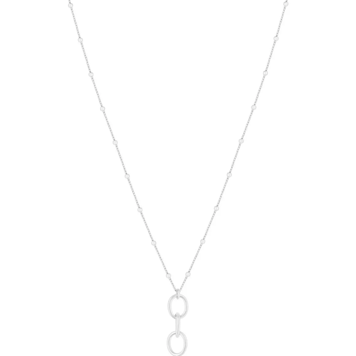 Collier argent 925 motif pendant 46 cm