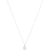 Collier argent 925 nacres motif étoile 45cm