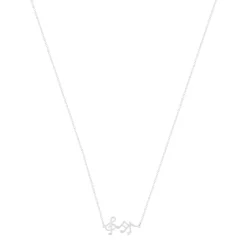 Collier argent 925 notes de musique 45cm