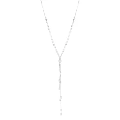Collier argent 925 pampilles 46 cm