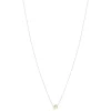 Collier argent 925 perle de Chine citrine et topaze blanche 45cm