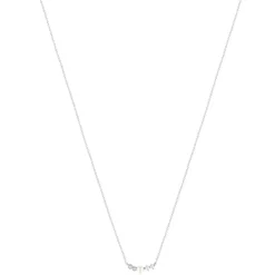 Collier argent 925 perle de Chine et zirconias 45cm