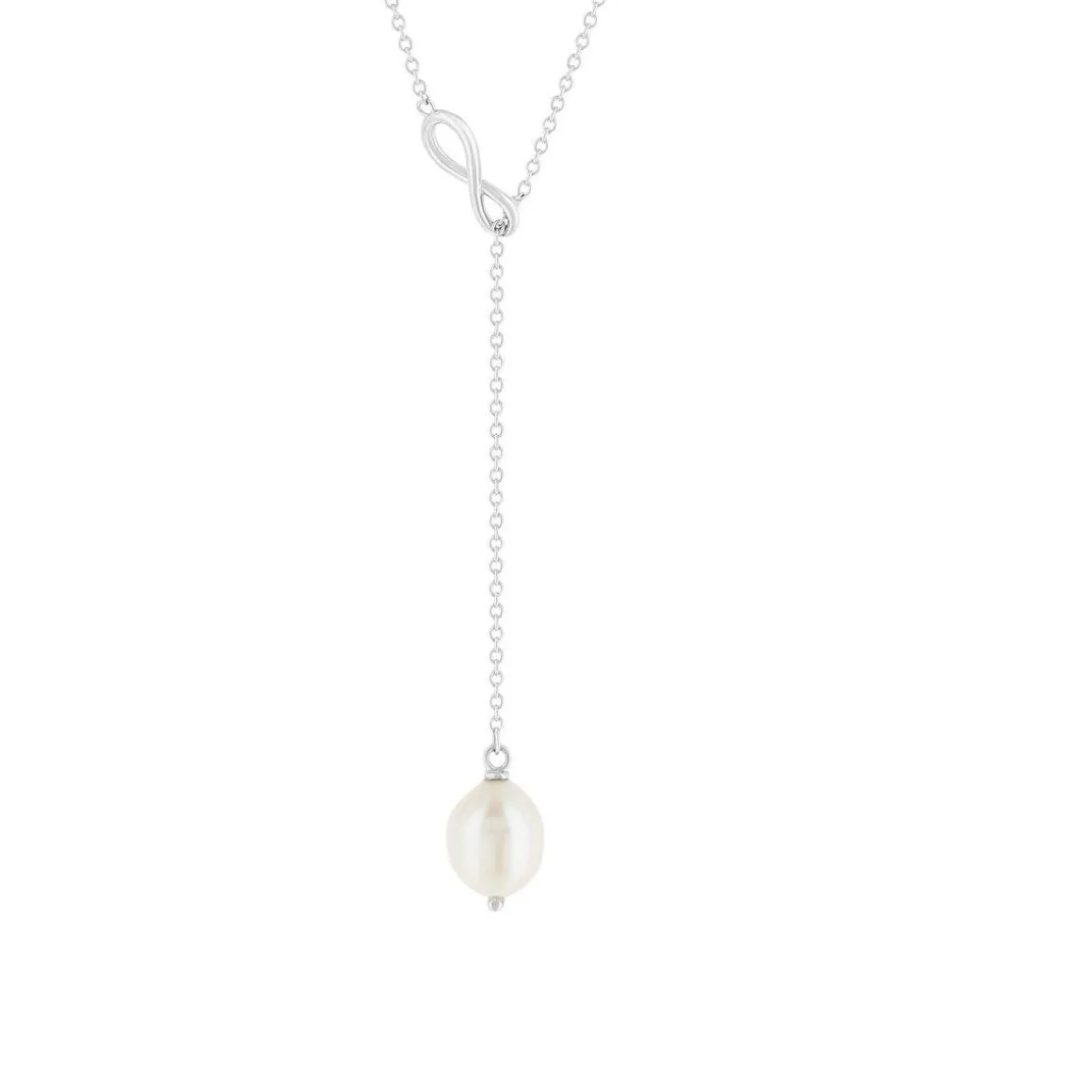 Collier argent 925 perle de Chine 45cm