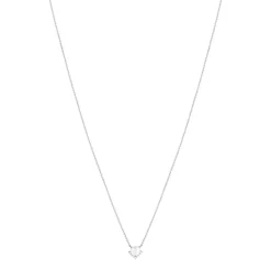 Collier argent 925 perle de culture de Chine zirconias 45 cm