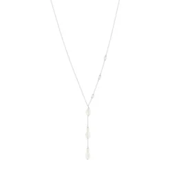 Collier argent 925 perles de Chine 45cm
