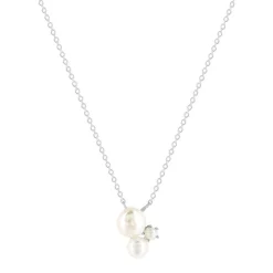 Collier argent 925 perles de Chine 45cm