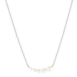 Collier argent 925 perles de Chine 45cm