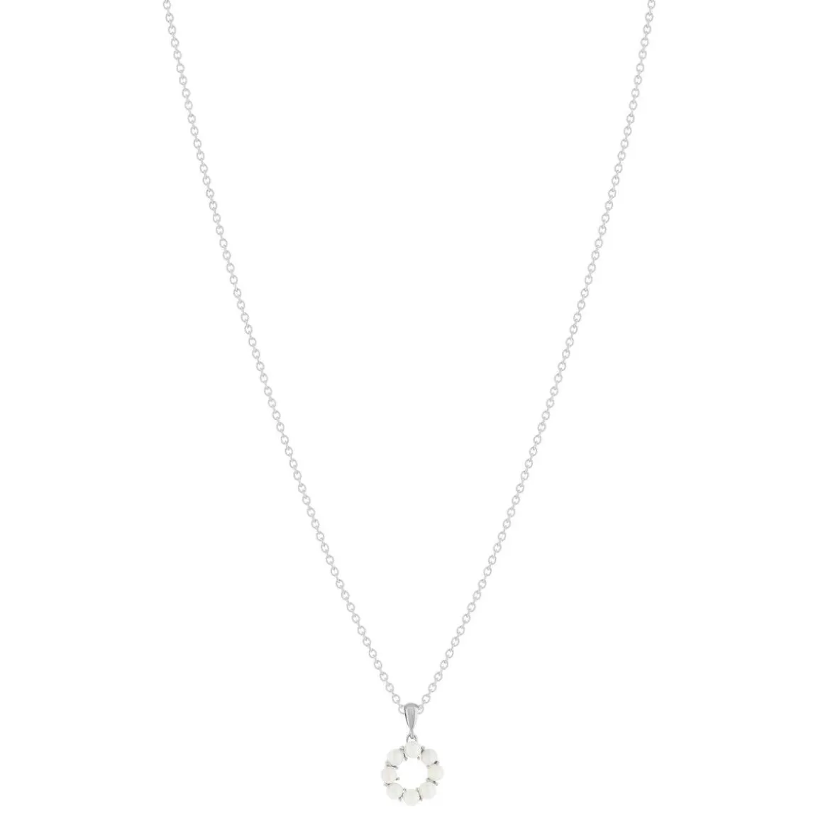 Collier argent 925 perles de Chine 45cm