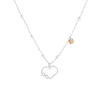 Collier argent 925 2 tons 44cm