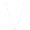 Collier argent 925 topazes traitées 45 cm