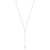 Collier argent 925 zirconia 45 cm