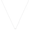 Collier argent 925 zirconias 45 cm