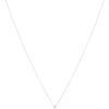 Collier argent zirconias 45 cm