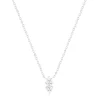 Collier argent 925 zirconias 45 cm