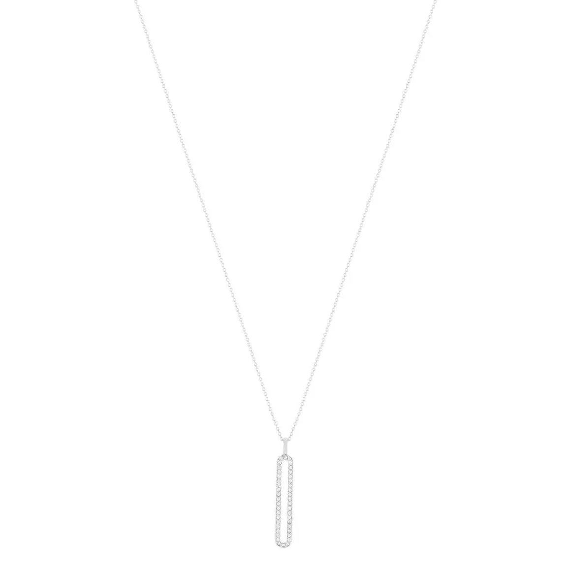 Collier argent 925 zirconias 45 cm