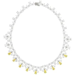 Collier argent 925 zirconias 40 cm