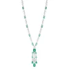 Collier argent 925 zirconias 60 cm