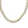 Collier choker d'occasion or 750 jaune perles de culture du japon 46 cm
