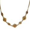Collier d'occasion en or jaune 750, maille fantaisie, 42.5 cm