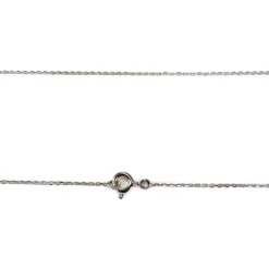 Collier d'occasion or 750 blanc diamant 42.5 cm