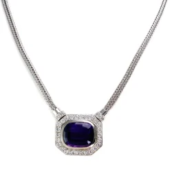 Collier d'occasion or 585 blanc maille fantaisie 39 cm