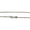 Collier d'occasion or 750 blanc saphir diamant