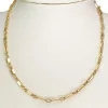 Collier d'occasion or 750 jaune 44 cm