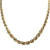 Collier d'occasion or 750 jaune maille torsadee