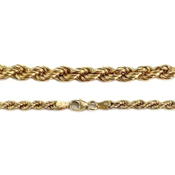 Collier d'occasion or 750 jaune maille torsadee