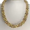 Collier d'occasion or jaune 750, maille fantaisie, 35.83 g
