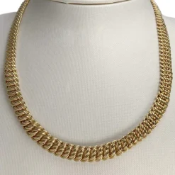 Collier d'occasion or 750 jaune maille américaine