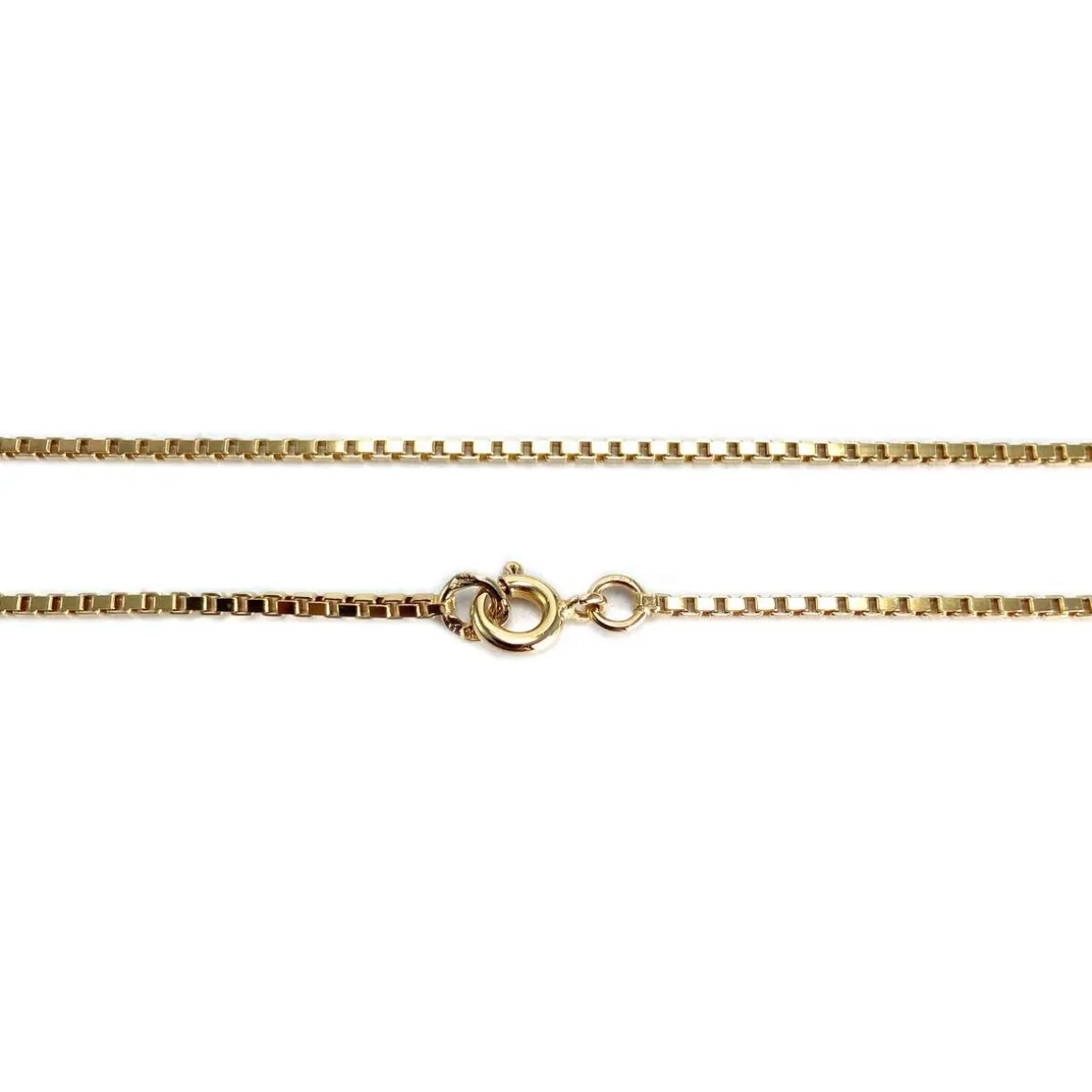 Collier d'occasion or jaune 750, maille venitienne, 50 cm