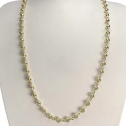 Collier d'occasion or jaune 750, maille fantaisie, 59.5 cm