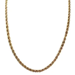 Collier d'occasion or 750 jaune maille fantaisie