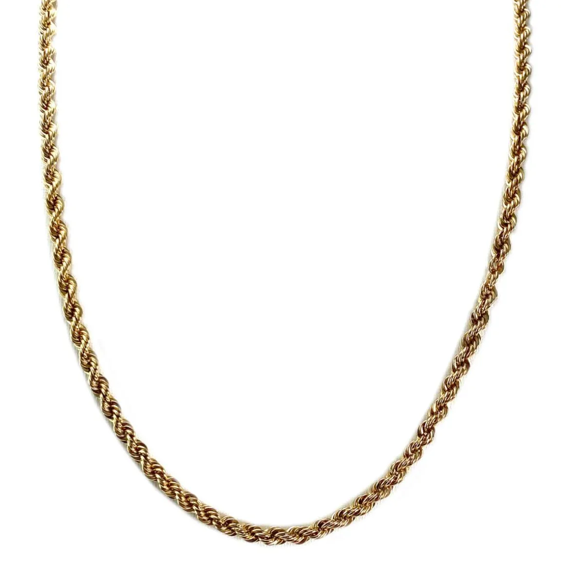 Collier d'occasion or 750 jaune maille fantaisie