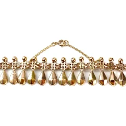 Collier d'occasion or 750 jaune maille fantaisie
