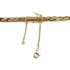 Collier d'occasion or 750 jaune maille palmier