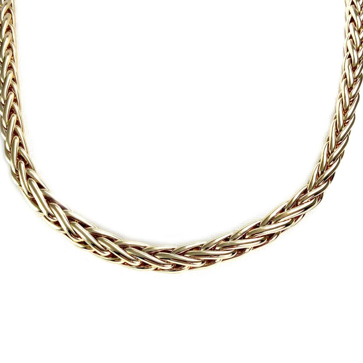 Collier d'occasion or 750 jaune maille palmier