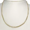 Collier d'occasion or 750 jaune maille cheval alternée 42,5 cm