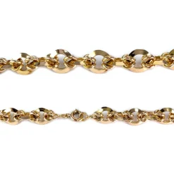 Collier d'occasion or 750 jaune maille fantaisie