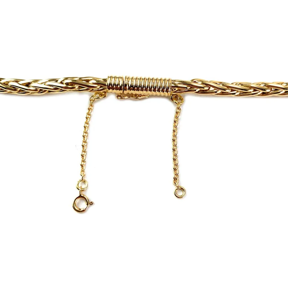 Collier d'occasion or 750 jaune maille palmier