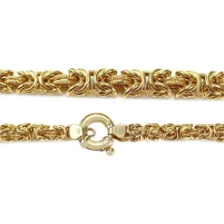 Collier d'occasion or 750 jaune maille fantaisie