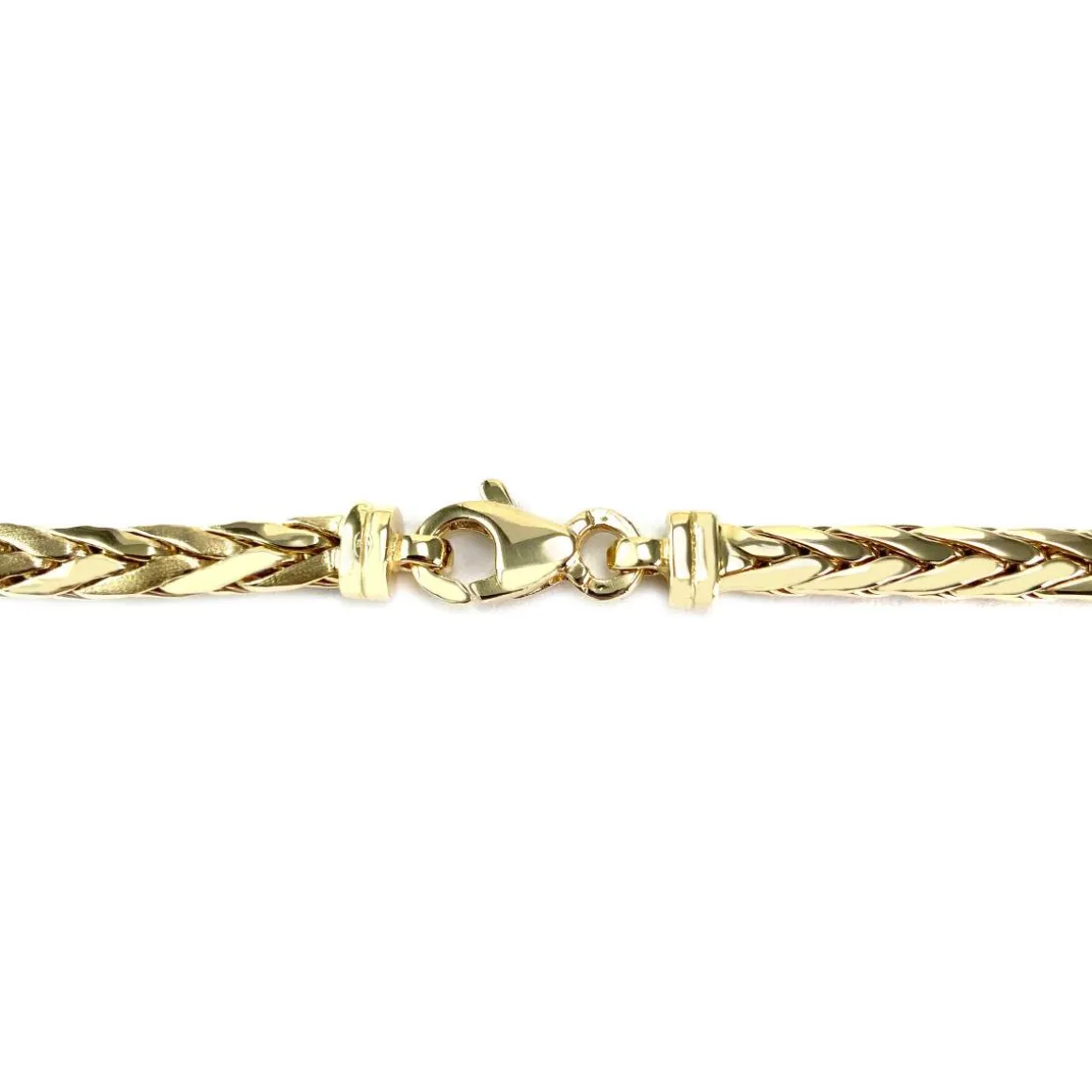 Collier d'occasion or 750 jaune maille palmier