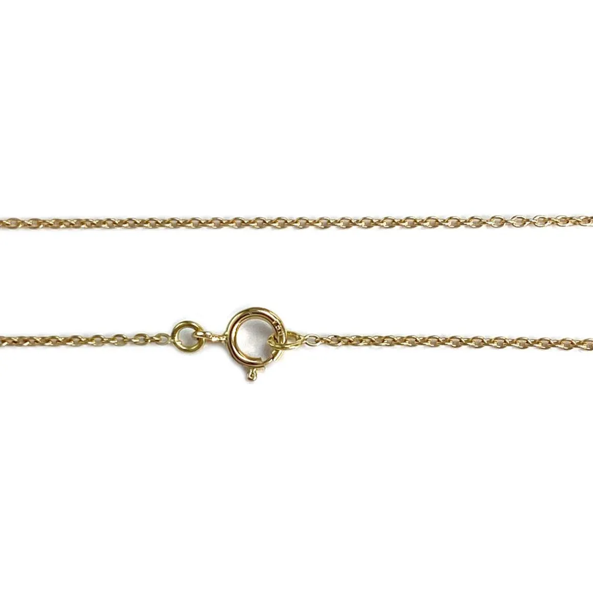 Collier d'occasion or 750 jaune maille forçat perles de culture d'eau douce 45 cm