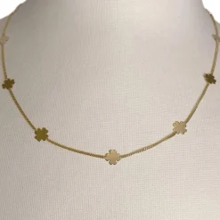 Collier d'occasion or 750 jaune maille gourmette