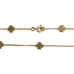 Collier d'occasion or 750 jaune maille gourmette