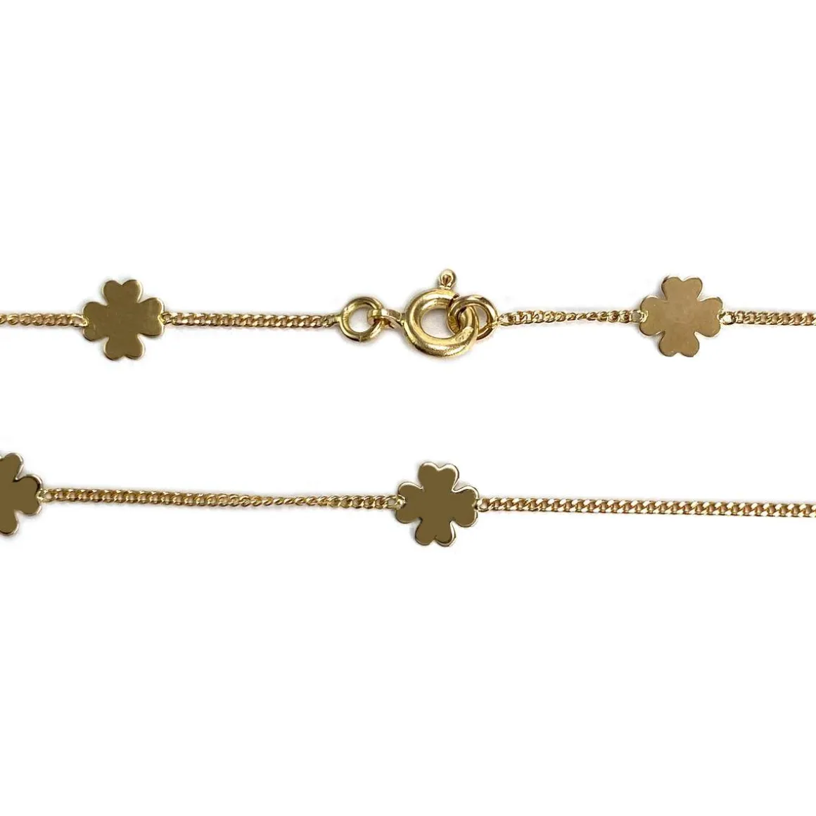 Collier d'occasion or 750 jaune maille gourmette
