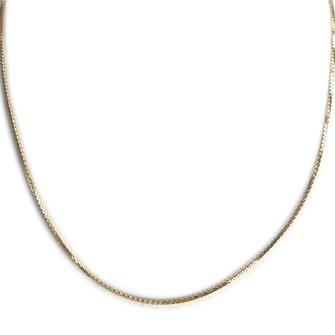 Collier d'occasion or 750 jaune maille fantaisie